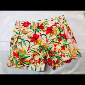 J Crew floral shorts